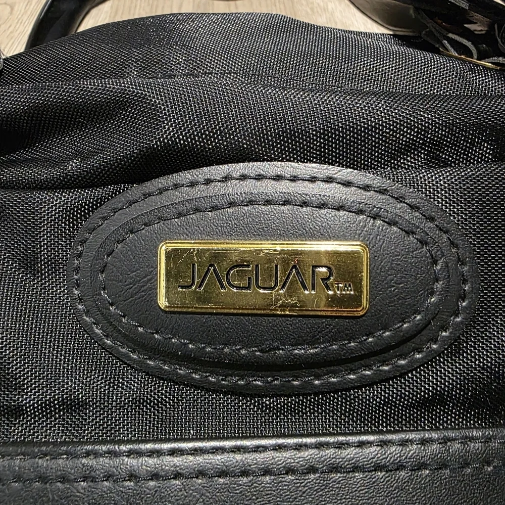 Vintage Jaguar Carry On‎ Luggage Bag.